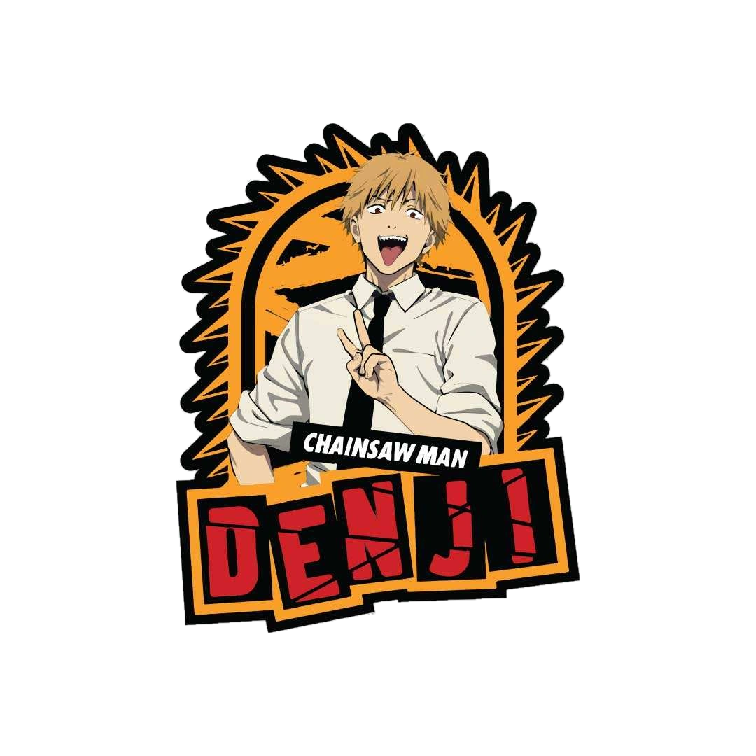 Denji chainsaw man Sticker